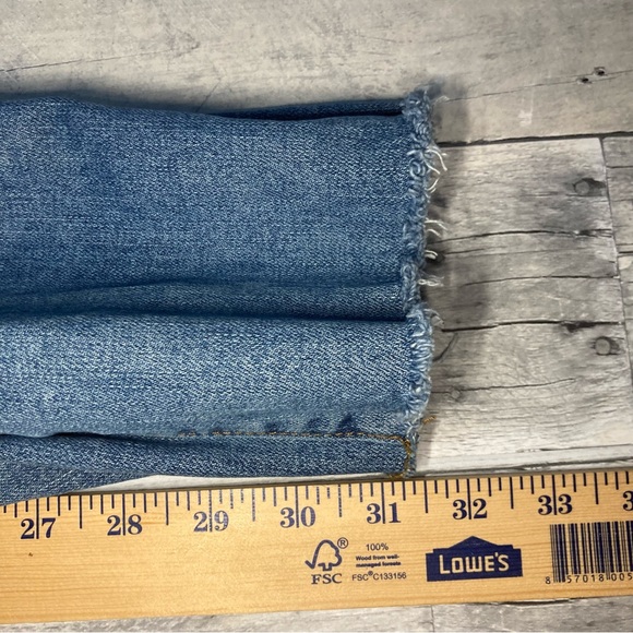 Gap 1969 Mens Slim Denim Jeans Raw Hem with Washwell Size 32X32 - Picture 14 of 16